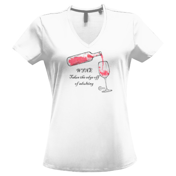 Tričko s potiskem Víno a stáří 