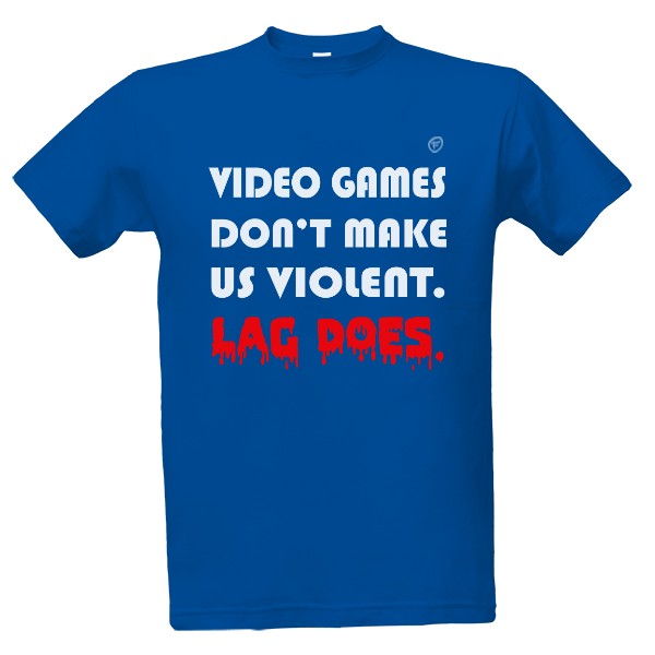 Tričko s potiskem Violent gamers
