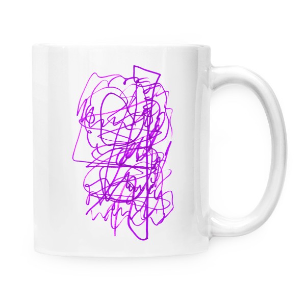 Hrnek malý bílý s potiskem Violoncellist 3