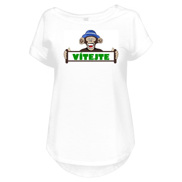 Tričko s potiskem Vítejte 