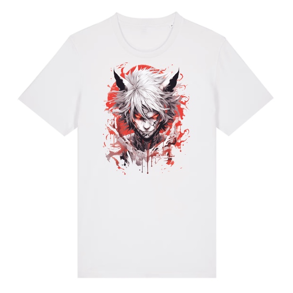 T-shirt Vlčí anime démon