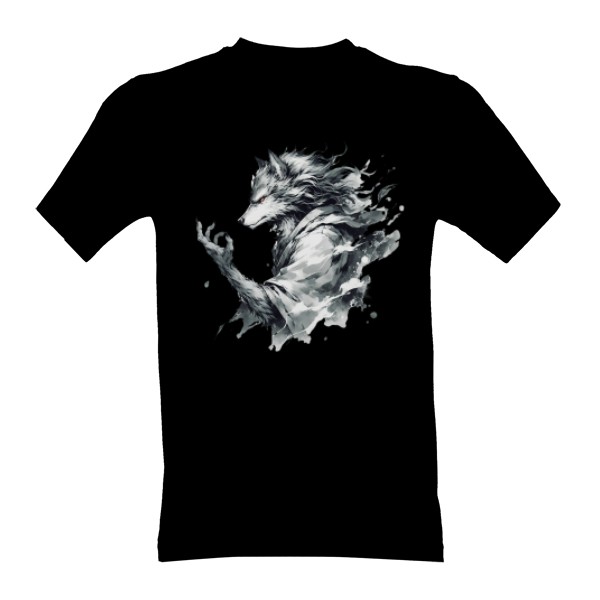 Tričko s potiskem Vlk