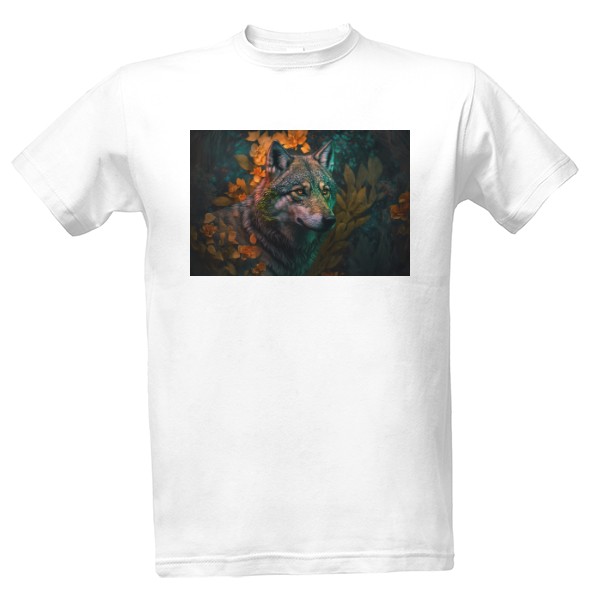 Tričko s potiskem Vlk