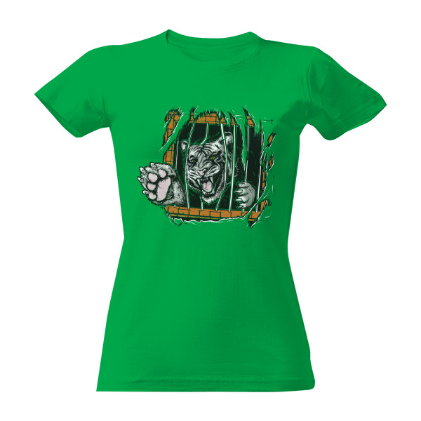 Tričko s potiskem Vnitřní šelma bílá - Dámské