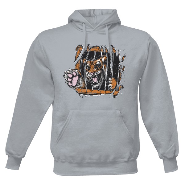 Pánská mikina s kapucí s potiskem Vnitřní šelma