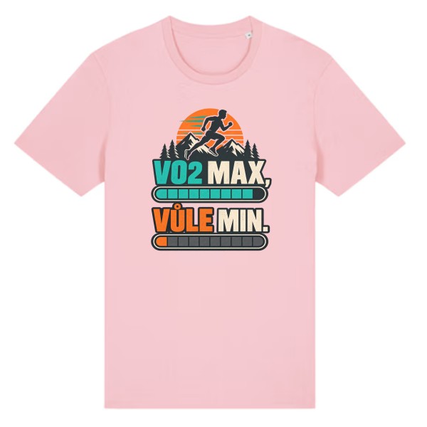 Tričko s potlačou VO2 max, vôľa min