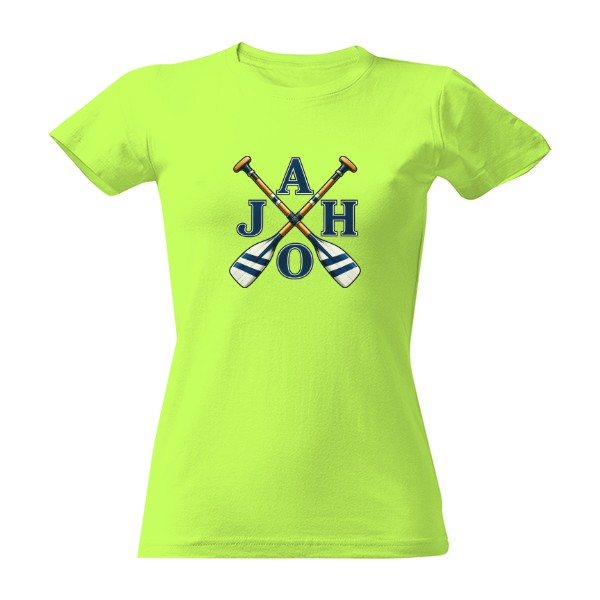 T-shirt Vodácké AHOJ a pádla