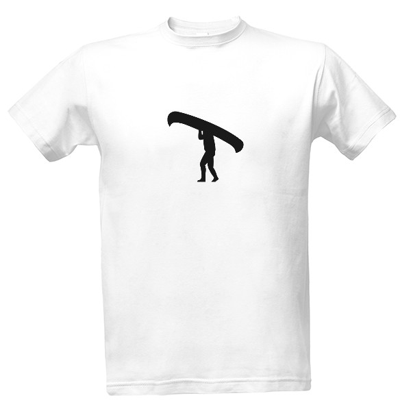 Tričko s potiskem Vodák nese loď