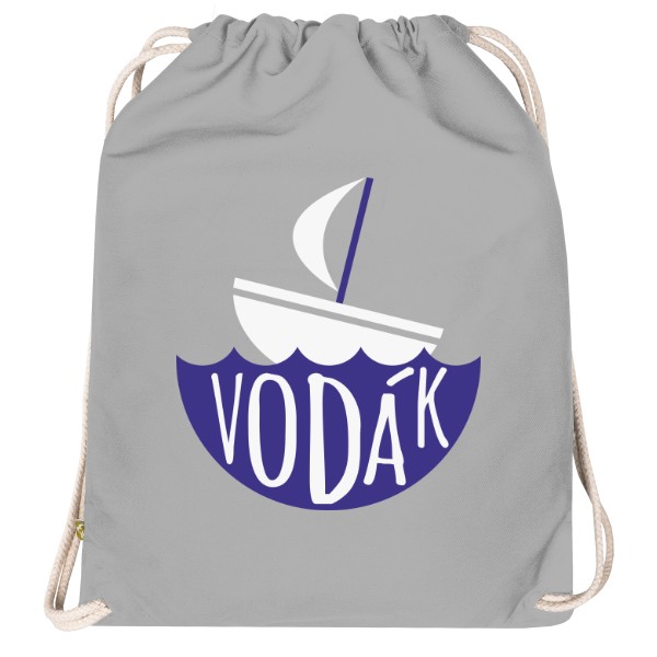 Vak na chrbát Organic  s potlačou Vodák