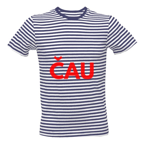 Tričko s potiskem Vodáku čau
