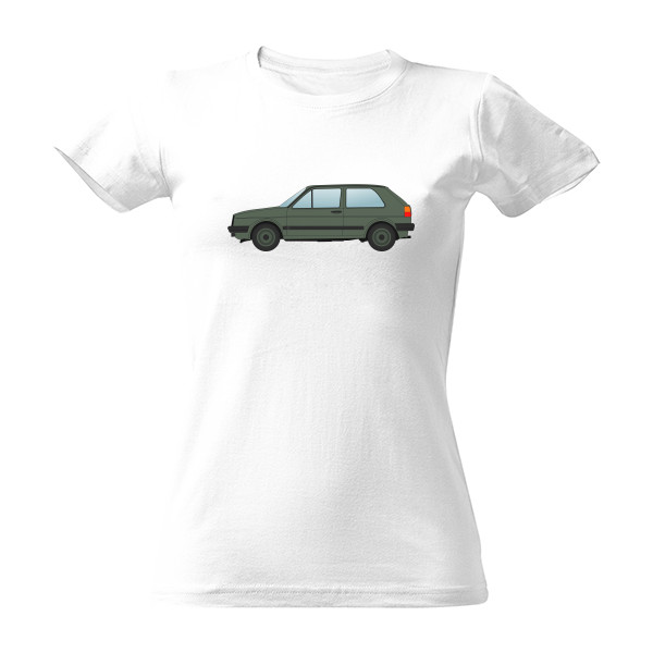 Tričko s potiskem Volkswagen Golf - Dámske tričko