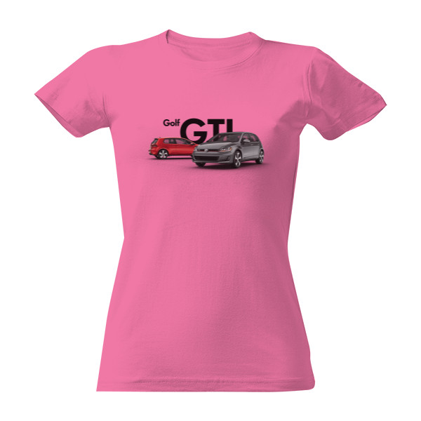 Tričko s potiskem Volkswagen GOLF GTI  - Dámské tričko