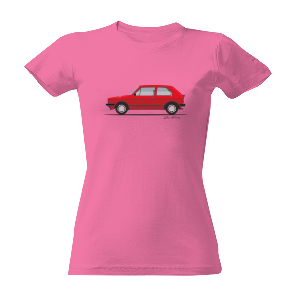 Tričko s potiskem Volkswagen Golf mk1 - Dámské tričko