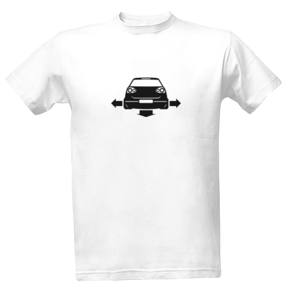 Tričko s potiskem Volkswagen Golf mk5 - Pánske tričko