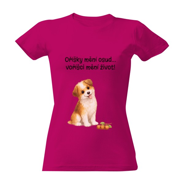 Tričko s potiskem Voříšek a oříšky
