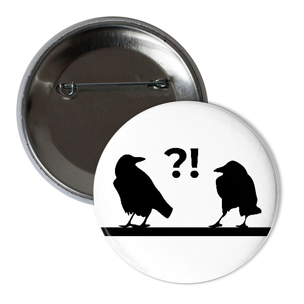 Tričko s potiskem Vrána k vráně sedá