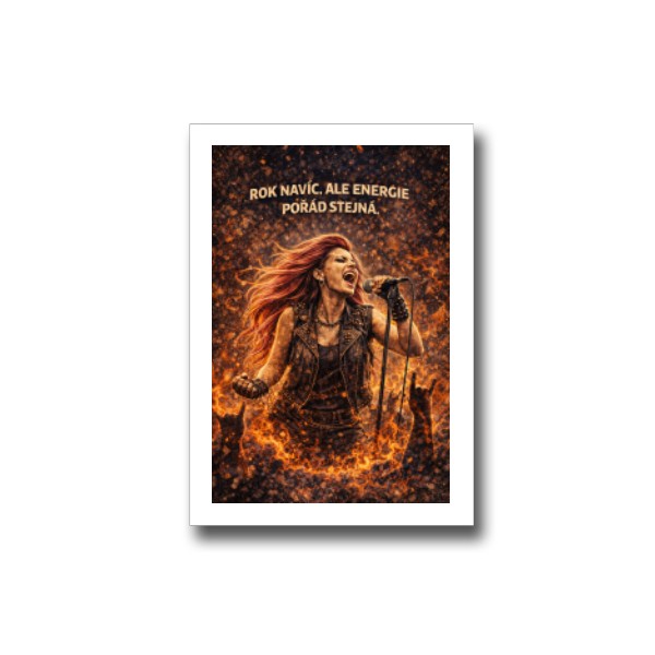 Přáníčko s potiskem Vše nej