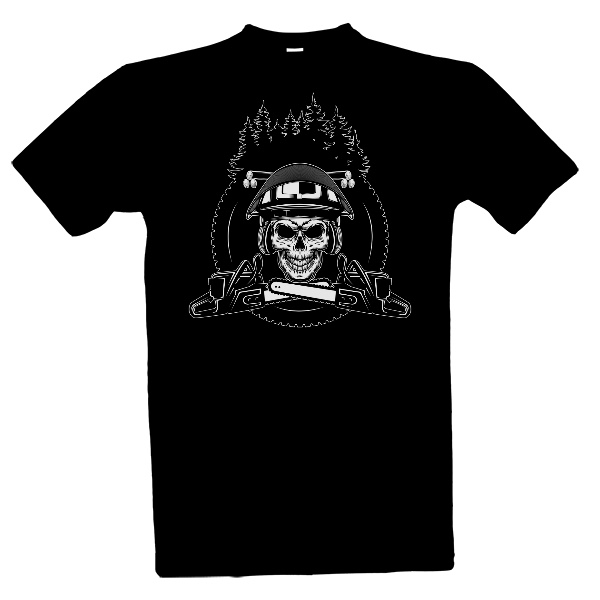 Skull - Lumberjack T-shirt