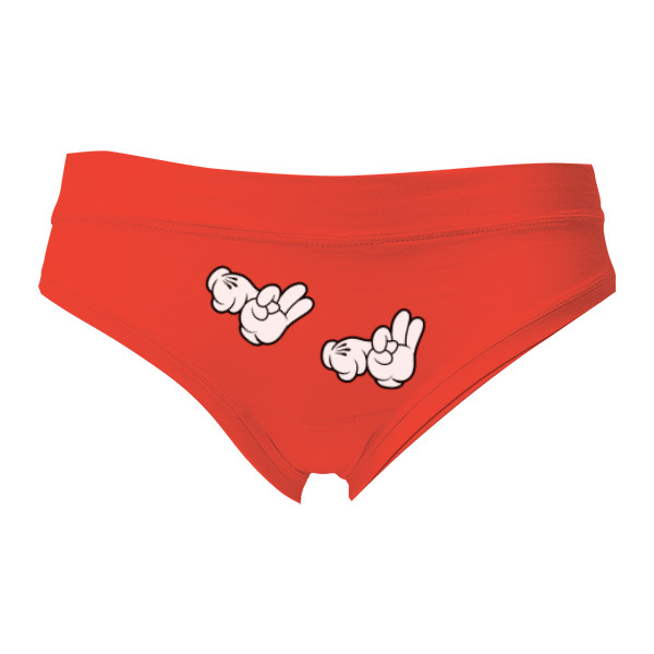 Kalhotky Fox - Výprodej s potiskem vtipna katata