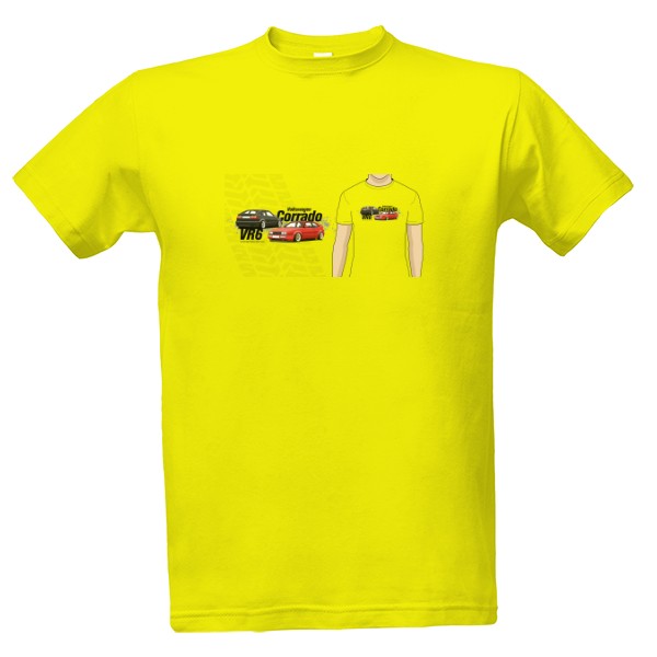 Tričko s potiskem Vw Corrado - Pánske Tričko