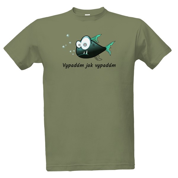 Tričko s potiskem Vypadám jak vypadám