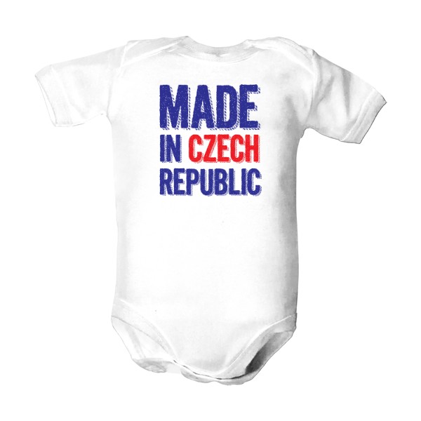 Dětské body  s potiskem Vyrobeno v České republice