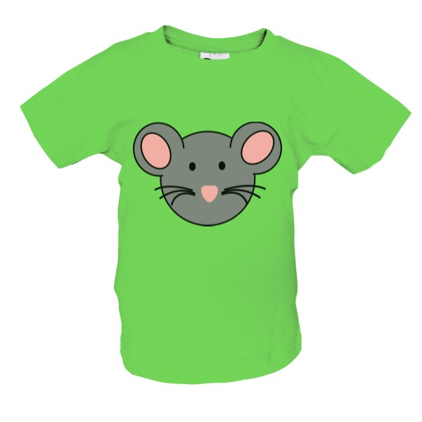Tričko s potiskem Vysmátá myška