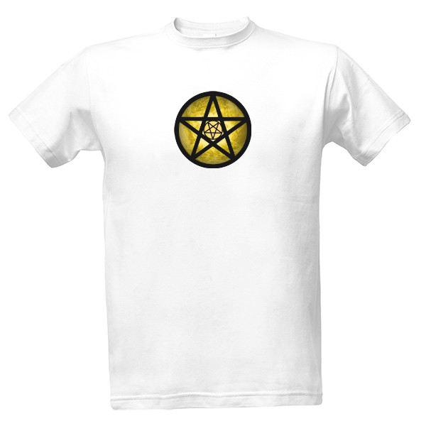 Tričko s potlačou Vzduch – Pentagram 4 elementov