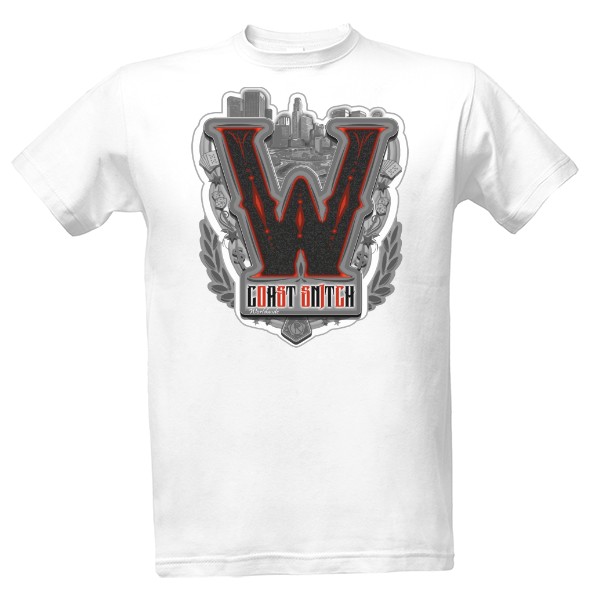 Tričko s potiskem W Coast Snitch Classic Ramirez hip hop