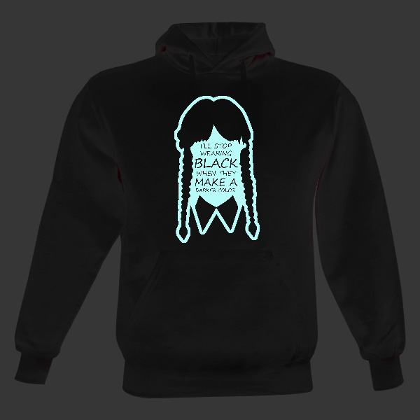 Wednesday Addams fluorescent print