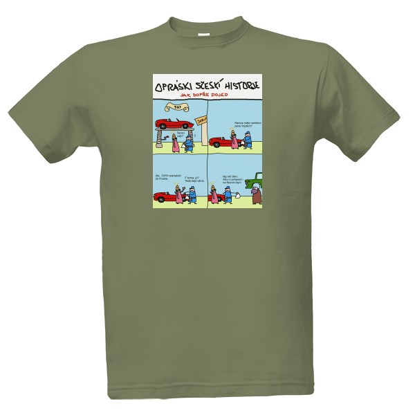 Tričko s potiskem 997 Pohan na fšehcni štiri