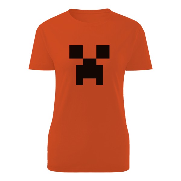 Tričko s potiskem Minecraft creeper - GIRL