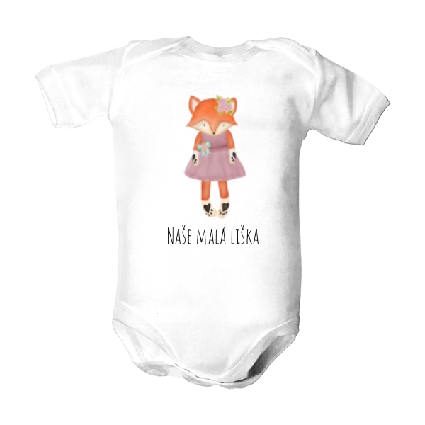Dětské body  s potiskem Pro malou lišku 