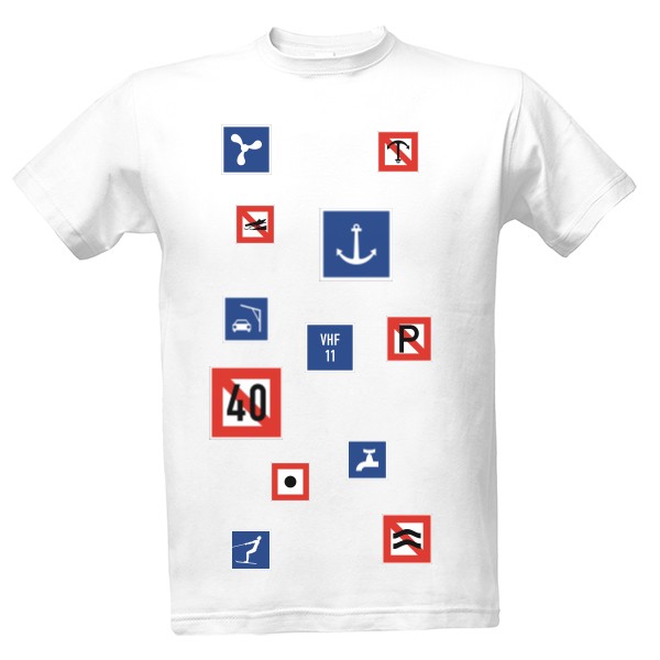 Tričko s potlačou Tricko znaky 2