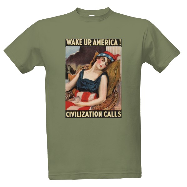 WAKE UP AMERICA! BLACK T-shirt