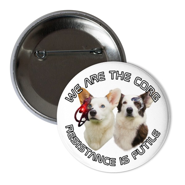 Odznáček  s potiskem We are the CORG!