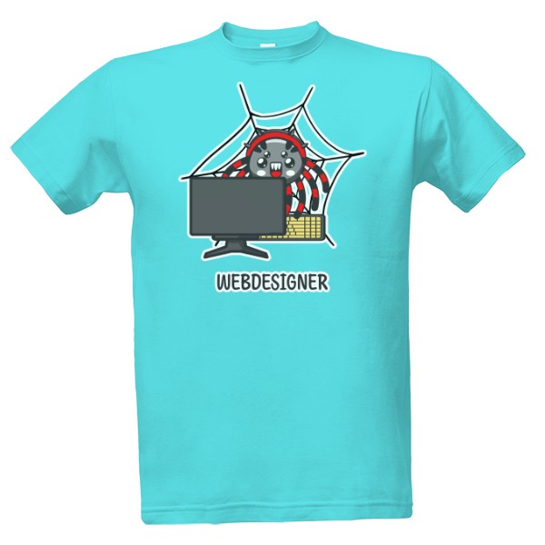 Tričko s potiskem Webdesigner