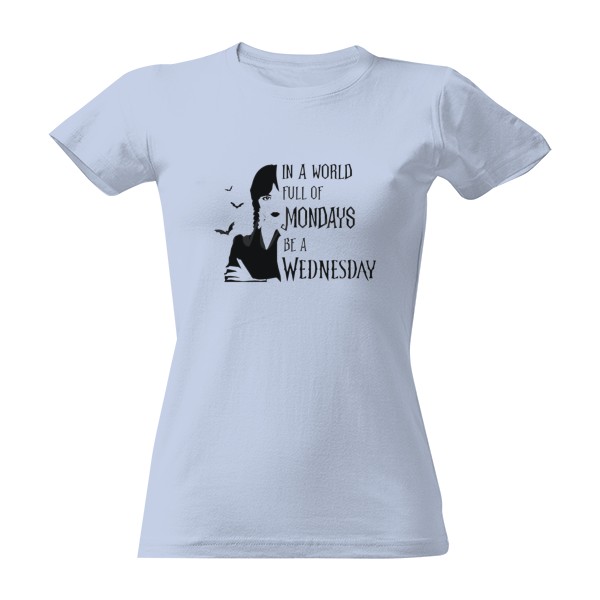 Tričko s potiskem Wednesday Addams