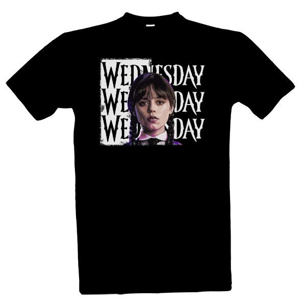 Tričko s potiskem Wednesday
