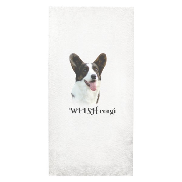 Nákrčník/bandana s potiskem Welsch Corgi 