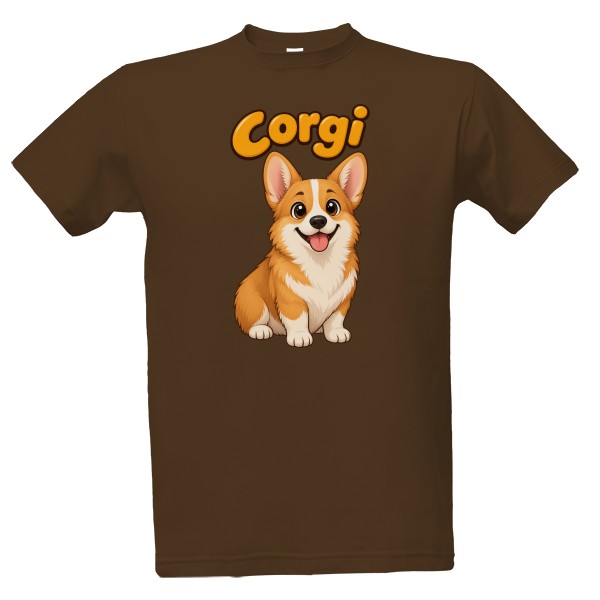 Tričko s potiskem Corgi