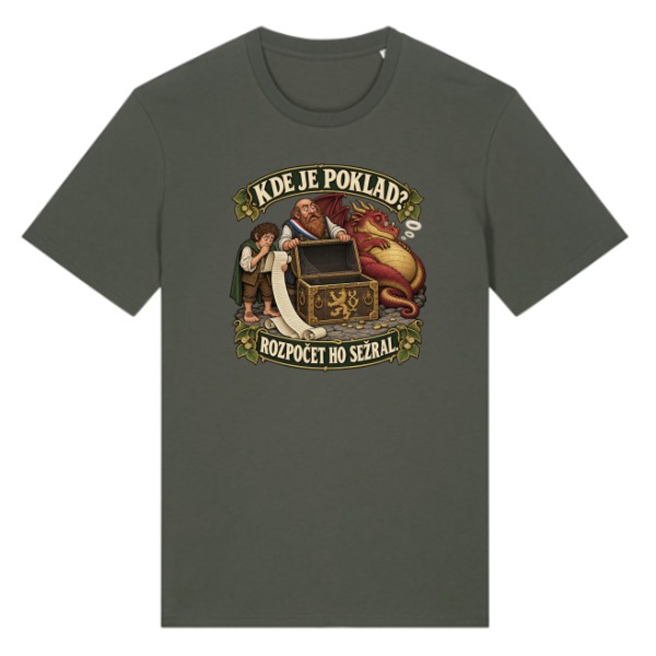 T-shirt Where is the treasure? The budget ate it