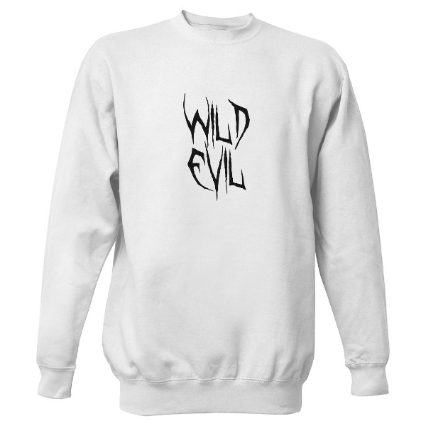 Wild Evil mikina bílá