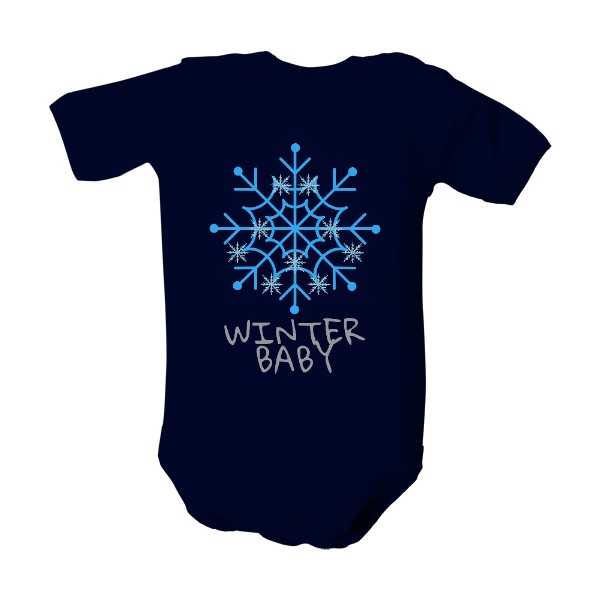 Dětské body  s potiskem Winter Baby