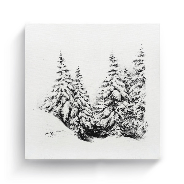 Winter Trees II (Plátno)
