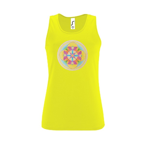 With a mandala - Joy of life