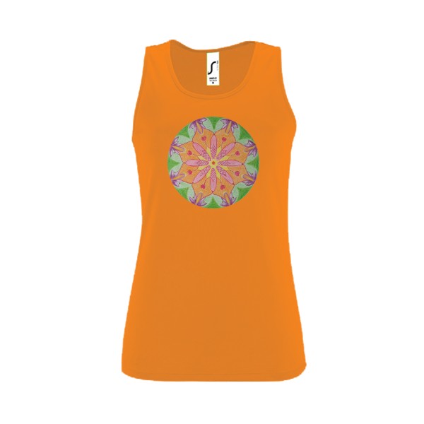 With mandala - Inner woman