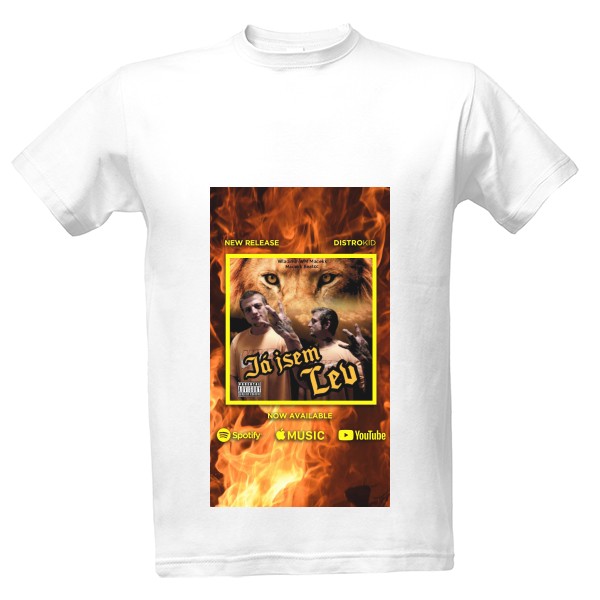 Tričko s potiskem WM style já sem lev 