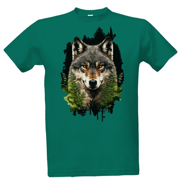 Wolf in the forest T-shirt