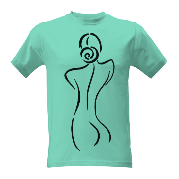 Tričko s potiskem Woman line Mashalesi Art Design